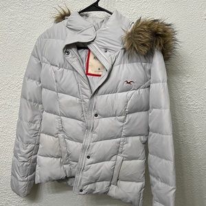 Hollister fur Puffer jacket